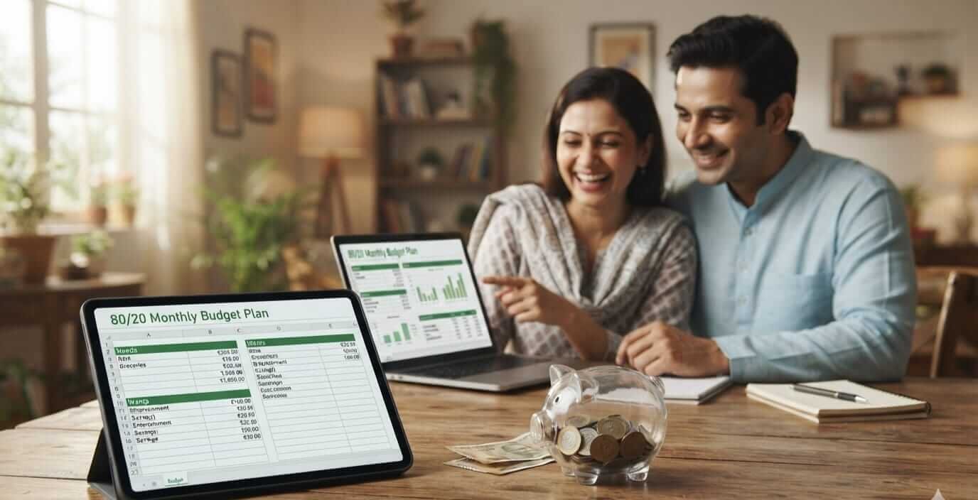 middle class family monthly budget plan