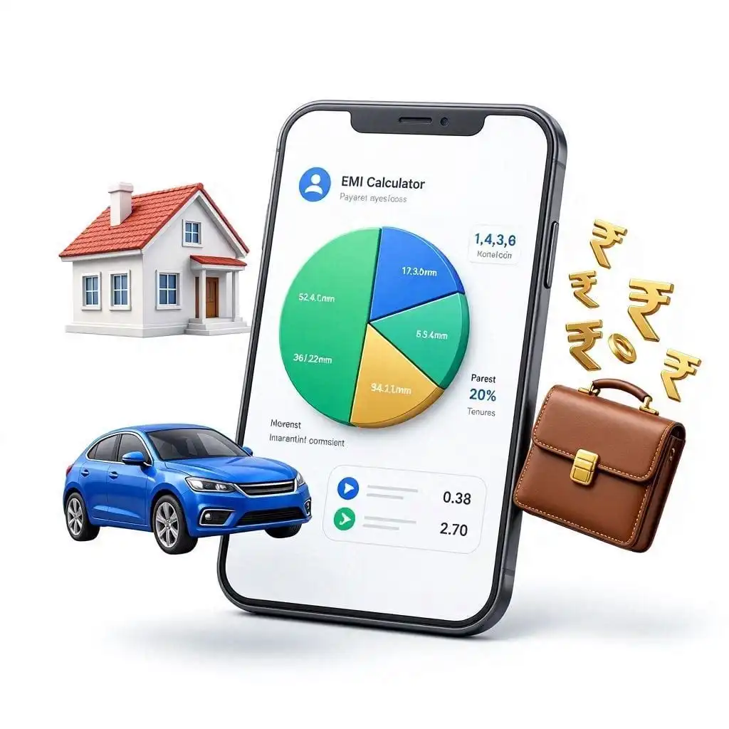 All in One Loan EMI Calculator India Tool